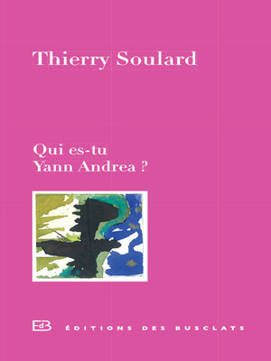 cover image of Qui es-tu Yann Andréa ?
